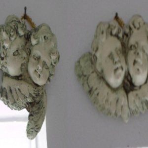 Victorian Angels Cherub Magnets / Décor – Pair
